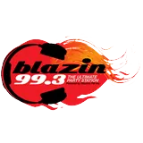 BLAZIN 99.3FM logo